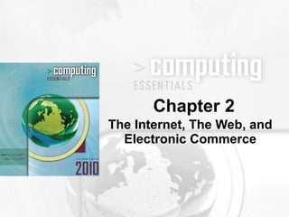 The Internet, The Web, and Electronic Commerce Chapter 2 
