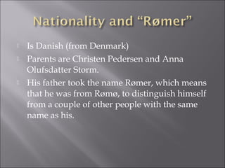Ole Christensen Roemer | PPT