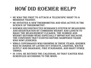 Ole christensen roemer | PPT | Physics | Science