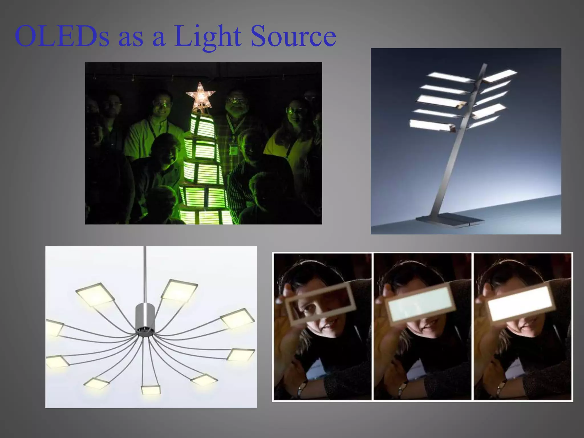 OLEDs as a Light Source
 