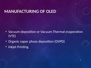 Ovpd Panel OLED ppt light emitting display .pptx