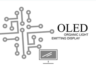 OLED
ORGANIC LIGHT
EMITTING DISPLAY
 