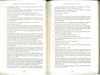 O legado de Roma: Iluminando a idade <lastrevas, 400-1000
16 Vie de Theodorede Sykt!on, ed. e trad. A. J.Fcsrugiere (Bruxelas, 1970), cc. 37; 43;
91-94; 103; 114-116; 162 etc.
17 M. Foucault.Discipline and Punish (London, 1977). Para os modelos de cristianismo
cotidiano, cf.esp. P. Brown, CAH, vol. 13,pp. 632-664.
18
Garnsey & Humfress,Evo!ution ofthe Late Antique World, pp. 207-210.
'9 SelectLetters ofStJerome, ed. e trad. F.A. Wright (Cambridge, Mass., 1963);a carta
22 eum bom exemplo.
20
A. Arjava, Women and Law in Late Antiquity (Oxford, 1996), pp. 177-192; G.
Clark, Women in Late .Antiquity {Oxford, 1993), pp. 21-27; A. Giardina, CAH,
vol. 14, pp. 392-398.
21
D. Goodblatt, in: Katz, Cambridge History o_/}udaism,vol. 4, pp. 416-423.
12
Rapp, Ho{v Bishops,pp. 172-207.
23
W. H. C. Frend, 1heDonatist Church (Oxford, 1952),p. 167,para os bispos; P.Brown,
Religion and Society in theAge of Saint Augustine (London, 1972), pp. 237-331.
24
Brown, Religionand Society,pp. 183-226; B.R. Rees,Pelagius, 2. ed. (London, 1998).
2
' R. Gryson, Les Origines du celibat ecclesiastique du premier au septieme siecle
(Gembloux, 1970).
ir, Para os debates criscol6gicos oriemais: H. Chadwick, C.AH, vol. 13, pp. 561-600,
e P.Allen, CAH, vol. 14,pp. 811-834, ofrrecem narracivas uteis. A hiscoriografia e
enorme; achei parcicularmente utcis as nitidas e incisivas introdu~6es teologicas de
F.M. Young, From Nicaea to Chalcedon (London, 1983). Para o "arianismo", cf o
mais receme crabalho, D. M. Gwynn, Ihe Eusebians (Oxford, 2007).
27
J. H. W. G. Liebeschuetz, Barbarians and Bishops (Oxford, 1990), pp. 157-189.
28
D. D. Bundy, "Jacob Baradaeus",LeMuseon, 91 (1978), pp. 45-86; L. Van Rompay,
in: M. Maas (ed.), The Cambridge Companion to the Age ofJustinian (Cambridge,
2005), pp. 239-266.
29
Haas, Alexandria, pp. 258-330; Frend, Donatist Church, pp. 172-177.Mas ha um
debate grande sobre quem exatamentc eram os circumcel!iones:cf. B. D. Shaw, in:
A.H. Merrills (ed.), Vandals, Romans and Berbers (Aldershot, 2004), pp. 227-258;
T. E. Gregory, VoxPopuli (Columbus, Ohio, 1979).
30
Sohre o patriarca Juvenal, Evagrios, TheEcclesiastical History ofEvagrius Scho-
lasticus, trad. M. Whitby (Liverpool, 2000), 2.5; Cirilo de Cit6polis, "Life of
Euchymios", Lives ofthe Monks ofPalestine, trad. R. M. Price (Kalamazoo, Mich.,
1991), pp. 1-83, cc. 27-30.
'
1
P.Brown, Societyand the Holy inLate Antiquity (London, 1982),pp. I03-152, aruali-
zado em CAH, vol. 14,pp .780-810; a recencee muico subscanciosabibliografia sobre
ascecase sancosresume-sea duas conferencias, publicadas comoJ. Howard-Johnston
& P. Hayward (ed.), Ihe Cult ofSaints in Late Antiquity and theEarly Middle Ages
(Oxford, 1999), cjournal ofEarly Christian Studies, 6 (1998), pp. 343-671.
32
Lift ofDaniel the Stylite, crad. E. Dawes & N. H. Baynes, 1hreeByzantine Saints
(London, 1948),pp. 7-71,c. 62; Teodoreco de Cirro, A History oftheMonks ofSyria,
128
Cultura e cren~a no mundo cristiio romano
rrad. R. M. Price (Kalamazoo, Mich., 1985),26.22. Para Teodoreco, cf.T. Urbainc-
zyk. Iheodoret ofCyrrhus (Ann Arbor, 2002), esp. pp. 115-147.
l3 Barsanouphios & John, Correspondance, ed. e trad. F. Neyr et al., 3 vols. (Paris,
1997-2002), nn. 636; 671; 777; 775; 776; 669; 841.
J4 P. Brown, C.AH, vol. 14,p. 806.
35 Jerome, Letters, 45.
36 Sohre monascicismo, cf. em geral D. J. Chitty, The Desert a City (Oxford, 1966);
P.Rousseau, Ascetics, Authority and the Church in the Age ofJerome and Cassian
(Oxford, 1978); C. Leyser,Authority and.Asceticismfrom Augustine to Gregorythe
Great (Oxford, 2000).
37 1heRuleofSt Benedict, ed. e crad.J. McCann (London, 1952). Deve-se consulta-la.
3~ H. Kennedy, "From polis comadina", Past and Present, 106 (1985), pp. 3-27.
39 Ammianus Marcellinus, Res Gestae,ed. e trad.J. C. Rolfe, 3vols. (Cambridge, Mass.,
1935-1939), 16.10.4-13; S. G. MacCormack, Art and Ceremony in Late Antiquity
(Berkeley, 1981), pp. 33-61; M. McCormick, Eternal Victory (Cambridge, 1986),
pp. 189-230 para Constantino VII e outros relatos pom:riorcs.
40 Gregorio de Tours,Lifa ofthe Fathers, crad. £.James (Liverpool, 1985),4.2; sabre o
sitio de Conscancinopla, cf. capitulo 10.
41 Van Dam, Saints and their Miracles, pp. 116-149.
42 A. Cameron, CircusFactions (Oxford, 1976), pp. 225-296.
/' 3 The Chronicle of Pseudo-Joshuathe Stylite, trad. F.R. Trombley &J. W. Watt (Li-
verpool, 2000), c. 31.
44
Sidonius, Letters, 2.13.4 (cica<;ao),
1.ll (Majoriano).
45 Ammianus, Res Gestae, 23.6.80.
46 J. Harries, Law and Empire in Late Antiquity (Cambridge, 1999), pp. 82-84;
184-187.
47 Lift ofDaniel the Stylite, cc. 70-84.
48 Priskos, fragmenco 11.2, ed. e trad. em R. C. Blackley, TheFragmentary Ciassicizing
Historians of the Later Roman Empire, vol. 2 (Liverpool, 1983),pp. 247-249; 257.
4~ S.Ellis, Roman Housing(London, 2000), esp. pp. 166-183; B. Polci, in: L. Lavan
& W. Bowden (ed.), Theory and Practice in Late Antique Archaeology (Leiden,
2003), pp. 79-89; K. Cooper, "Closely Watched Households", Past and Present,
197 (2007), pp. 3-33.
50 Augustine, Confessions,9.9;Letters, 262 (aEcdicia); cf. esp. B. Shaw,"The Family in
LaceAnriquity", Past and Present, 115(1987), pp. 3-51. Cf. rambem G. Nathan, Ihe
Family in-Late Antiquity (London, 2000). Sabre as acitudes oriemais em rcla<;aoa
violencia familiar, cf L. Dossey,"Wife-beating in Late Antiquity", Past and Present,
199 (2008), pp. 3-40.
'
1
J.Beaucamp,Le Statutde lafemmeaByzance (4'-?siecle), 2 vols. (Paris, 1990-1992),
vol. 2, pp. 139-158; 127-129.
129
 