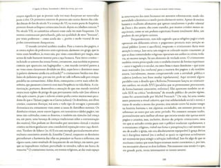 o Jegado de Roma: lluminando a ida<le das trevas, 400-1000
corpos significou que as pessoas cada vez mais desejavam ser encerradas
junco a des. Os primeiros enterros de pessoas nao santas dentro das cida-
des dacam do fim do seculo Ve comes:odo VI, na maior parte do Imperio;
primeiro foram os bispos e ariscocratas locais, depois os cidadaos comuns. 14
No seculo VII, os cemicerios urbanos eram cada vez mais frequentes. Os
monos conrinuaram percurbando, pela sua qualidade de seres "liminais",
por vezes poderosos - como ainda sii.o-, porem o medo visceral de seu
poder contaminance desapareceu.
0 mundo invisivd cambem mudou. Para a maioria dos pagaos, o
ar escavareplero de poderosos seresespiricuais, daimones em grego, que as
vezes eram beneficos, as vezes nii.o,por vezes controlaveis por magia, mas
acima de tudo bastame neutros para a rac;:a
humana. Para varios cristii.os-
induindo os aucoresdas nossas fonces,cercamence, mas tambem aspessoas
comum que aparccem nas hagiografias -, esse mundo invis{velpassou a
ser visto como daramenre dividido em dois, anjos bons e demonios maus
(apalavra daimones ainda era ucilizada);15
o criscianismo herdou esse dua-
lismo do judaismo que, por sua vez, pode cersido inAuenciado por crens:as
paraldas no zoroastrismo. Alem disso, comes:amos a ouvir mais sobre de-
monios, que passaram a intervir com mais frequ~ncia na vida diaria. A cris-
tianizas:ao, portanto, desenvolveu a sensas:aode que esse mundo invisivd
estava mais repleto de perigo do que previamente cinha sido (isso afetou a
vida ap6s a morte, ja que o inferno cristii.opodia conter muitos rnais peca-
dores do que o Tartaro pagao ou a Geena judaica). Os demonios, aos olhos
cristii.os,causavam doens:as, ma sorte e todo tipo de estragos; a possessii.o
demoniaca era comumemc vista como a causa de disturbios mentais. Os
demonios viviam, emre oucros lugares, em santuirios e idolos pagaos, em
areas nao culrivadas, corno os desertos, e tambem em cumulos (calcrens:a
era, em parce, uma herans:a de crens:ascradicionais sobre a concaminas:ao
dos monos). Eles podiam ser derrotados por exorcismo clerical, e muitos
crisraos asceticos ganharam uma consideravel repucas:aocomo cas:a-demo-
nios. Teodoro de Sykeon (m. 613) era um exemplo parcicularmence acivo:
realizava exorcismos atraves da Anatolia Central, enquanto OS demonios
perturbavam a harmonia das vilas ou possuiam os fracos e enfcrmos, em
alguns casos, como resultado do lans:amento de um feitis:o,em outros, por-
que os imprudences tinham perturbado os cumulos, calvez em busca de
tesouros.16
0 cristianismo inovou, em cermos religiosos,ao dar mais espac;o
104
f Cu.ltura e cren~a no mundo cristao romano
as inrervens:oes dos seres humanos em assuntos sobrenacurais, cendo eles
autoridade eclesiastica ou sendo parcicularmente sancos.Apesar de muitos
homens e mulheres afirmarem que apenas canalizavam o poder celestial
de Deus e dos samos, des eram cracados, por muitos cristii.osmenos ex-
cepcionais, como se tais poderes espiricuais fossem toralmente deles, um
produto do seu pr6prio carisma.
Frequentemence, rem sido sugerido que as religi6es paga e crista
operaram em diferences niveis: o paganismo prestaria mais atens:ao ao
ritual publico (como o sacrificio), enquanco o cristianismo daria mais
atens:ao a crens:a. Isso seria um exagero se colocado muico cruamence, ja
que as duas comunidades religiosas operavam em ambos os niveis; toda-
via, ao mcsrno tempo, ha um elemenro de verdade nisso. 0 cristianismo
cambem estava preocupado com o esrabelecimento de limites espirituais
_ encre o sagrado e o secular, ou encre bons e maus demonios - quc eram
mais matizados (ou confusos) para a maioria dos pagaos; e ele tambem
estava, inicialmence, menos comprometido com a arividade publica e
coletiva (embora isso fosse rnudar rapidamente). Aqui existem alguns
paralelos com o desafio que a Reforma Protestante lans:ou ao cristianis-
mo cat6lico, no seculo XVI (paralelos que os protestantes procuraram,
de forma basrante conscience, enfatizar). Eles aparecem tambem nose-
culo XIX na cdcica "modernista" do mundo publico do ancien regime,
como foicaracterizado por Michel Foucault. 17
Ou seja, ha uma tensao
encre promover o ritual colecivo, que traz solidariedade social e moral, e
tratar de mudar a mence das pessoas; essa censao existe ha muito tempo
na hisc6ria humana e, em algumas sociedades, um extremo procura se
sobressair ao outro por um certo periodo. No contexro romano tardio,
provavelmente seria rnelhor afirmar que existia tensao nao apenas entre
pagaos e cristaos, mas, inclusive, dentro do pr6prio cristianismo, uma
vez que as atitudes cristas para com o publico mudaram rapidamente, e
o encusiasmo religioso, visivel nas festas e peregrinas:6es e ate mesmo no
ato de acudir aigreja, nii.oera absolucamente equiparavd agras:adivina
ou adisciplina mental (ou a ambas) as quais os rigoristas acreditavam
ser necessirias para atingir a salva<;aoindividual. Isso foialgo de que os
escritores cristaos que cram bispos estavam muiro consciences, e, por isso,
era necessirio abarcar os dois ambitos. Precisamente essa tensao eo que,
em grande parte, corna interessantes os nossos aurores.
105
 