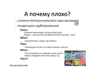 Александр Баглай, Сергей Зеленин - "Автоматизация тестирования с помощью BDD. Используем JBehave"