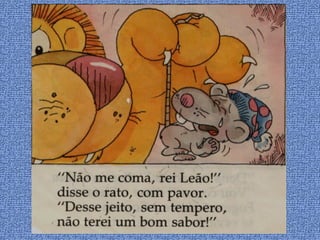 O leão  e  o ratinho