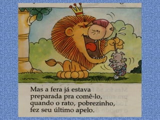 O leão  e  o ratinho