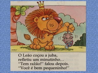 O leão  e  o ratinho