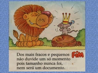 O leão  e  o ratinho