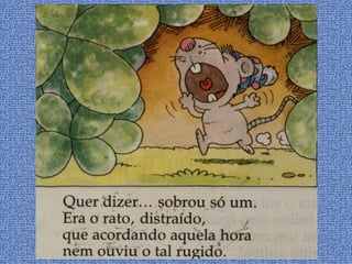 O leão  e  o ratinho