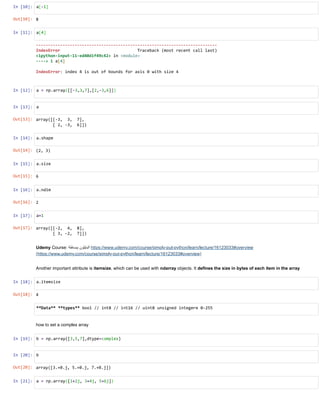 Numpy 01 | PDF
