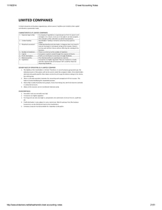 11/18/2014 O level Accounting Notes 
http://www.slideshare.net/talhaalhamd/o-level-accounting-notes 21/51 
 