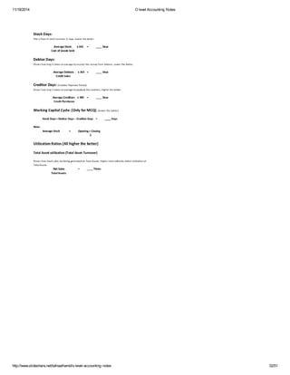 11/18/2014 O level Accounting Notes 
http://www.slideshare.net/talhaalhamd/o-level-accounting-notes 32/51 
 