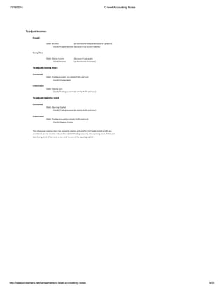11/18/2014 O level Accounting Notes 
http://www.slideshare.net/talhaalhamd/o-level-accounting-notes 9/51 
 