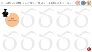 3 . PA R F U M E R I E C O N F I D E N T I E L L E – E d i t i o n s L i m i t é e s
Naja
Vero Profumo
 