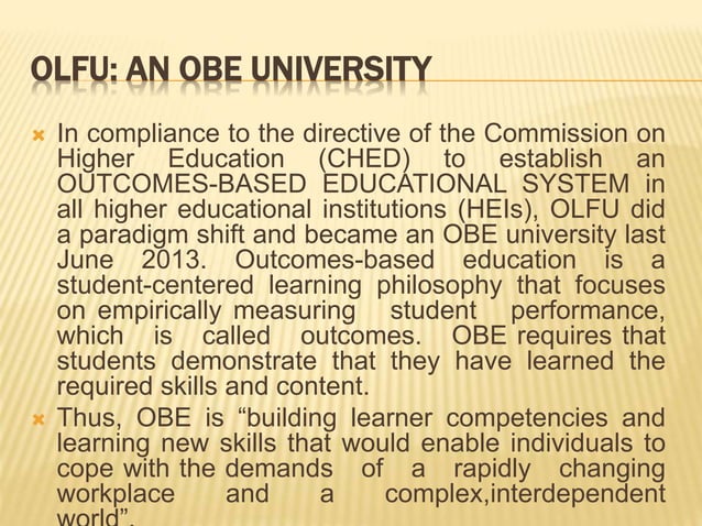 OLFU MISSION,VISSION, HISTORY AND CORE VALUES.pptx | Professional ...