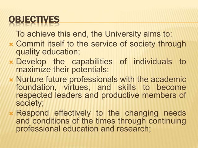 OLFU MISSION,VISSION, HISTORY AND CORE VALUES.pptx | Professional ...