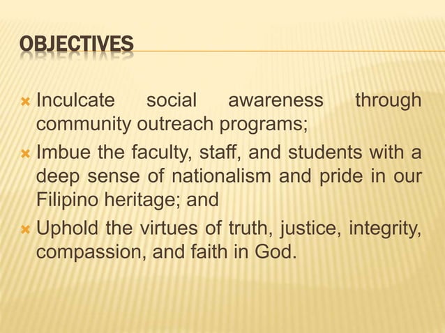 OLFU MISSION,VISSION, HISTORY AND CORE VALUES.pptx | Professional ...