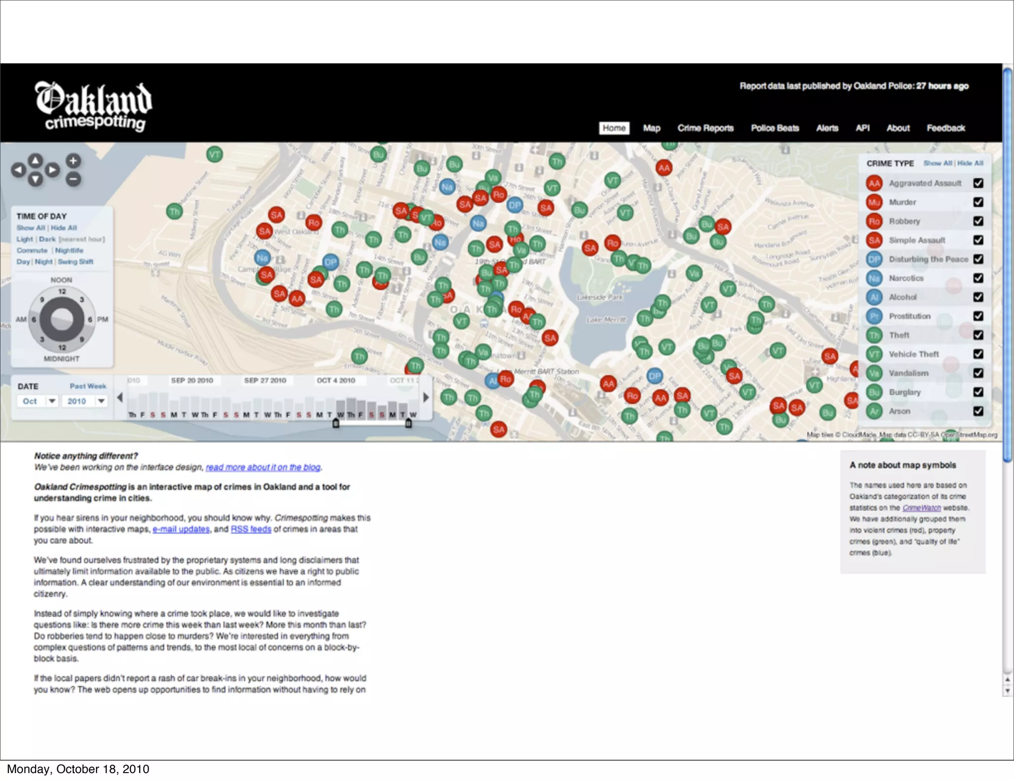 Monday, October 18, 2010
 
