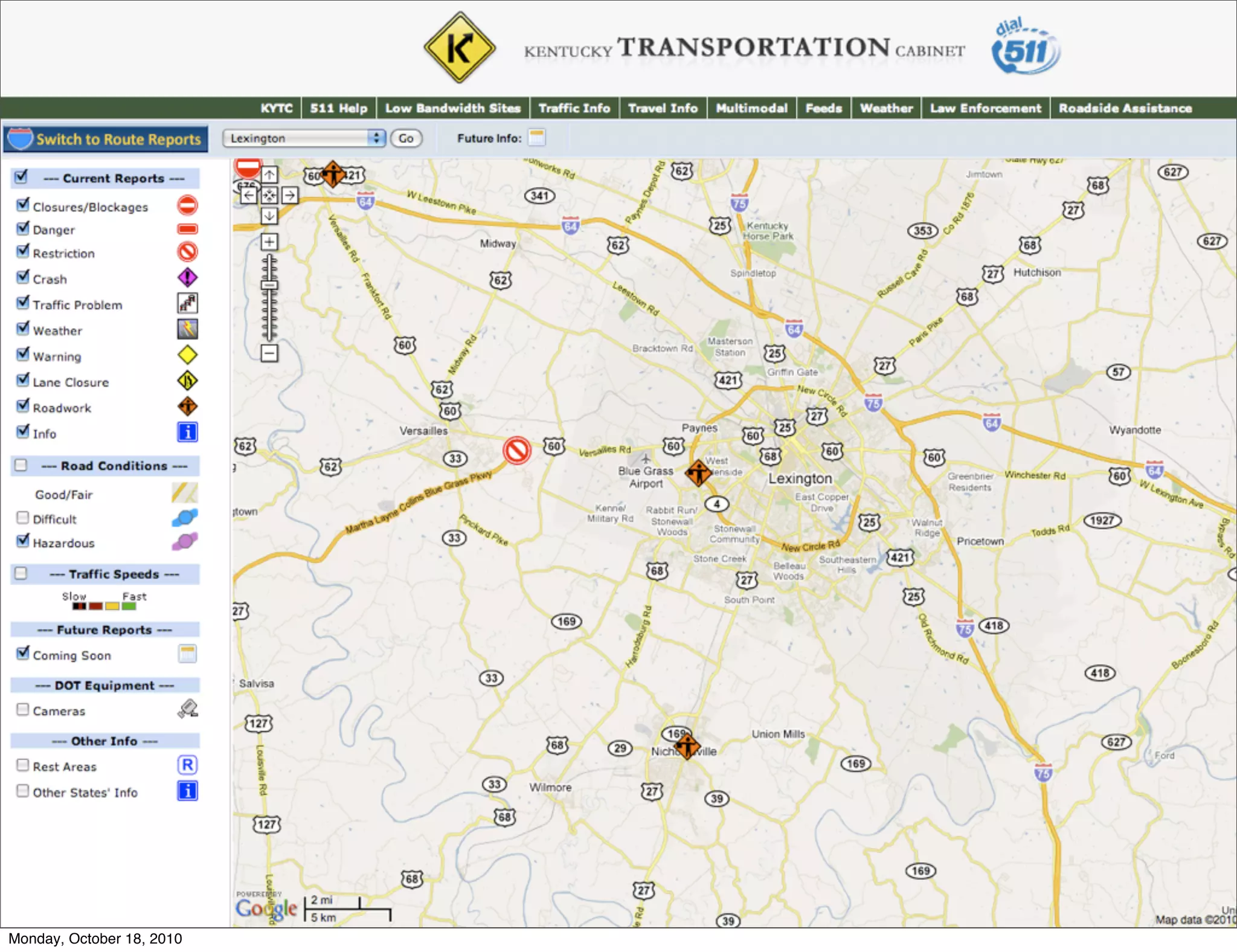 Monday, October 18, 2010
 