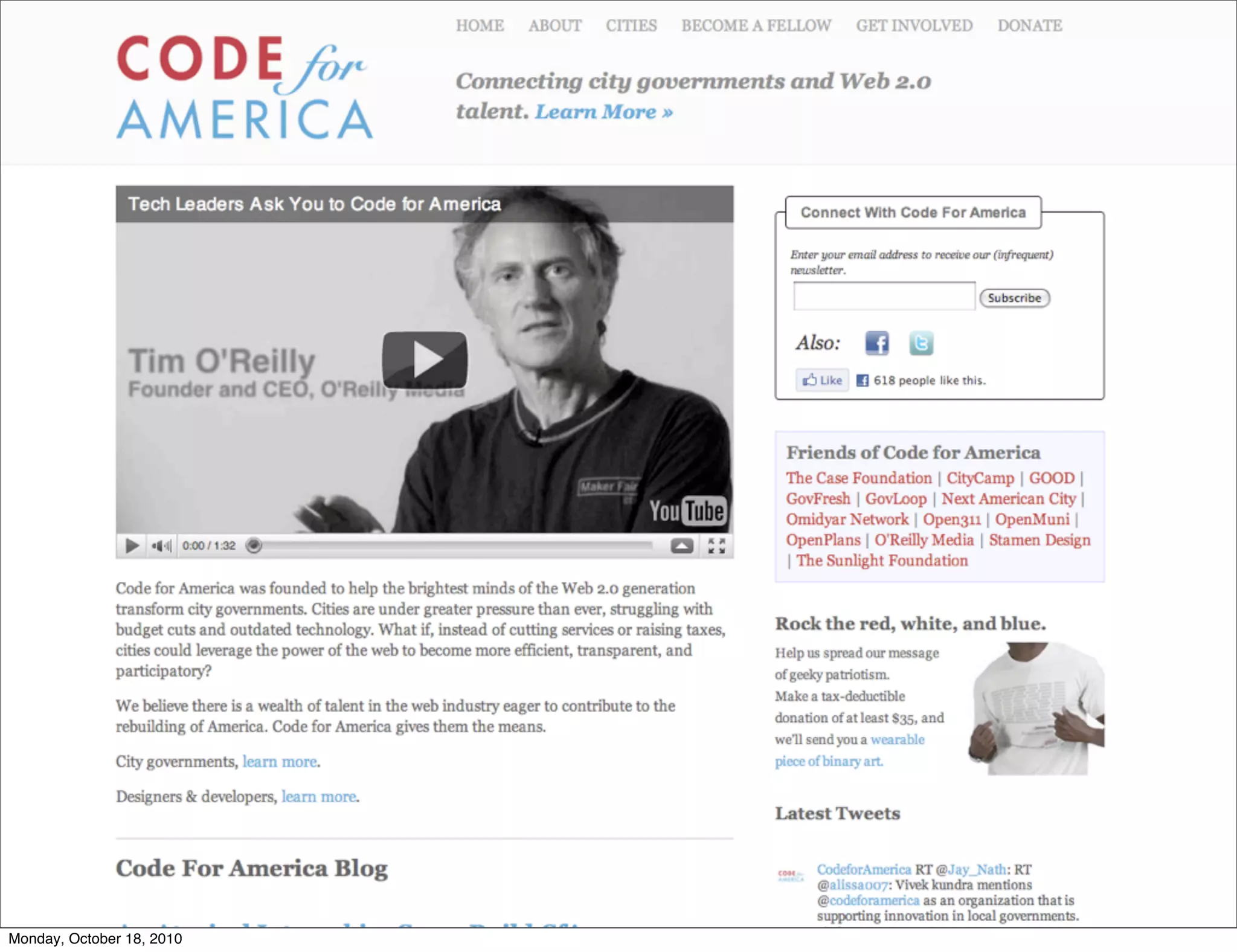 Monday, October 18, 2010
 