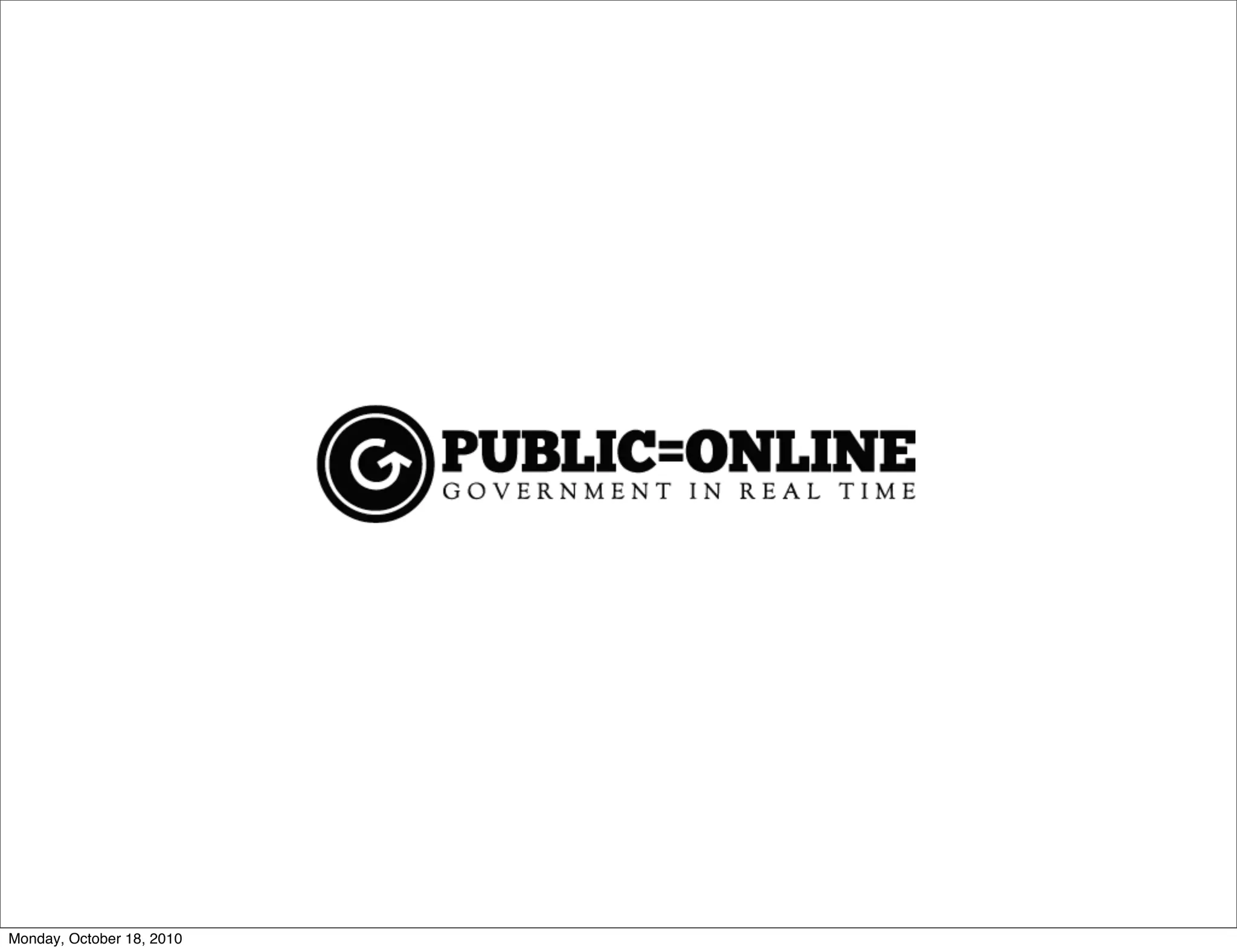 Monday, October 18, 2010
 