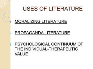 ELEMENTS OF LITERATURE AND THE COMBINED ARTS | PPTX