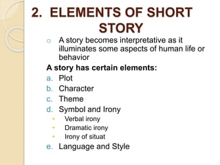 ELEMENTS OF LITERATURE AND THE COMBINED ARTS | PPTX
