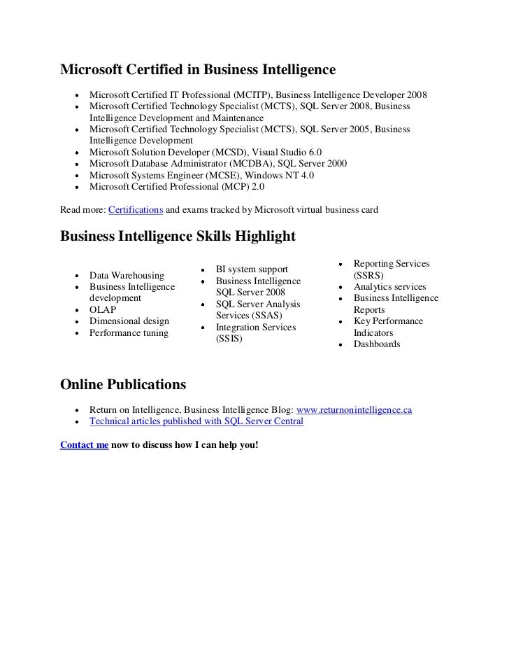 data warehouse developer resumes
