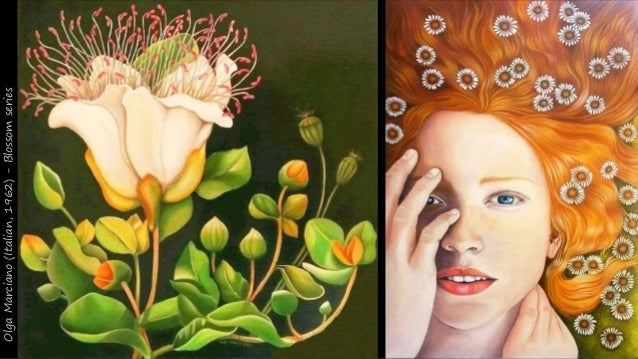 Olga
Marciano
(Italian,
1962)
-
Blossom
series
 