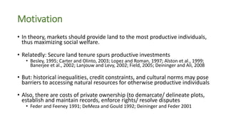 Land Reform and Child Nutrition: Evidence from Kyrgyzstan