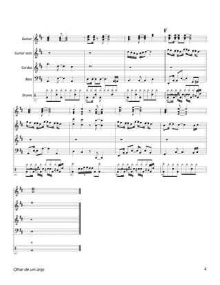 ## « ..                                « «                                        »»œ .. »»œ ‰ œ ˙                                                             œ. œ œ _
                                                                                                                                                                                              »»œ. œ œ œ    »œ »» »»œ                           »œ... »»»œ »»»œ œ ˙
                                                                                                                                                                                                                                                  »œ »œ »œ œ »»˙         »»» »
                                                                                                                                                                                                                                F
                                                     «
                                                     ˆ.
                                                     «
                                                     ˆ
                                                     «
                                                     «
                                                     ˆ
                                                                      « «
                                                                      j ˙
                                                                      ˆ «
                                                                      « «
                                                                      ˆ ˙
                                                                      « ˙
                                                                      «
                                                                      ˆ «                                          »œ »œ »»œ ˙
                                                                                                                    »œ. »œ »»J »˙
                                                                                                                                              »
                                                                                                                                          œ »»»                                                 »œ. »»»J »œ »»     »»
                                                                                                                                                                                                                                                 »œ »œ »œ œ ˙
                                                                                                                                                                                                                                                   »»                      »» »»»
        Guitar ============================== l
                        l&                                                                               l » »                            »» »                                  l »»                         »                      ll                                                       =
                        l                                                                                                                                                                                                                   œ œ »»œ »»œ »œ œ œ œ »»œ »œ »œ .
                                                                                                                                                                                                                                            »»» »»                    » »
                        l ## Ó
    Guitar solo ============================== l                                                                      Ó                                                                   œ œ œ œ »»œ »»œ »»»œ ˙
                                                                                                                                                                                          »»»» »»» »»» »» » » »»»                                     » » »» »» »»» »» »»» » »» »»
                        l&                                                                               l                                                                      l » »                                               ll                                                       =
                        l ## œ . œ œ œ            »»                                                     l                                                                      l                                                   ll                                                         l
        Cordas ============================== l    »            »J »» »»
                                                                 »» » »                                  l w                                                                    l Ó                                                 ll Ó
                        l&                                                                                                                                                                                                                                                                   =l
                        l # «                                                                            l                                                                      l                                                   ll                        « « « «
                                                                                                                                                                                                                                                                    «
                                                                                                                                                                                                                                                                    «
                        l? ˆ        # «. œ œ «
           Bass ============================== ll  «              »J »»» «
                                                                   »»        ˆ
                                                                             «                           l »œ . œ »œ œ œ . «#ˆ l « . « « œ
                                                                                                               »» »»» »» »»» »»» « « l ˆ          ««
                                                                                                                                                  ˆ    «                                         «
                                                                                                                                                                                                 «           « «
                                                                                                                                                                                                             ˆ « »»»
                                                                                                                                                                                                             j ˆ
                                                                                                                                                                                                             «                      ll « « « ˆ ˆ « «
                                                                                                                                                                                                                                               « « « « « ˆ #ˆ =
                                                                                                                                                                                                                                               «            «« « « « «
                                                                                                                                                                                                                                                            ««
                                                                                                                                                                                                                                                            ˆˆ
                                                                                                         l                                                                                                                          l l _.     «
                                                                                                                                                                                                                                               ˆ
                                                                                                                                                                                                                                               «                                     « «
                        l                                                                                                                   «« «                                                                                                                         « « « «
                                            ¿ »»¿ »»¿ »»¿ ¿ ¿ ¿ ¿ « « « « « ¿ ¿ «
                                            »»» » » » »»» »»» »»» »»» « « « « « « « «
                                           _ _ _ _ _ _ _ _ __ _ _____                                         ¿ ¿ « ¿ ¿« « ¿  ¿
                                                                                                                              «                 «
                                                                                                                                                «                                   ¿ ¿ ¿ ¿ ¿¿ ¿ ¿
                                                                                                                                                                                   _ _ _ _ _ _ _ _ _ _ _»œ_ _ _ _«_«
                                                                                                                                                                                    »»» »»» »»» »»» »»» »»» »»» »»»                      ¿ ¿ »»¿ »»¿ « « « « «
                                                                                                                                                                                                                                         »»» »» » » « « « « «            ¿ ¿ ¿ ¿
                        l                                      œ »» »» »» œ »»                                                «
                                                                                                                              «
                                                                                                                              ˆ ‰               «
                                                                                                                                                ˆ
                                                                                                                                                «                                                         œ »» »» »» œ »»                              »œ ≈ »»» »œ ≈»»»œœ ≈« « «
                                                                                                                                                                                                                                                                              » ««ˆ
                           /                  »»œ »»» »»» »œ » » »»» » »œ. œ œ
         Drums ============================== l
                        l                       »» » » »                                                 l »»           »»» »J        »»                                        l»  œ »»»» »»»» œ » » »»» »
                                                                                                                                                                                      »»»                      »»                          »œ »»»» »œ » »œ »»»» » »»»» »»»œ ˆ « =
                                                                                                                                                                                                                                    l l »» »» »»                                           «
                                                                                                                                                                                                                                                                                           «
                                                                                                                                                                                                                                                                                           ˆ
       ## « ..                                                                              « «
                                                                                            « « ‰ « ˆ                           « «                                                                                                 «.                            « «
                                                                                                                                                                                                                                                                  « ˙
                                                                                                                                                                                                                                                                  j «
                          37                                                                               38                                                                     39                                                   40

                   «                                                                                                            « «                              œ ..
                                                                                                                                                                 »»œ .                              œ ˙
                                                                                                                                                                                                    »»»œ »»»˙
                   ˆ.
                   «
                   ˆ
                   «
                   ˆ
                   «
                                    œ ˙
                                    »»œ »»˙
                                      »J »»
                                       œ »˙
                                       »»                                                   « «
                                                                                            « ˆ
                                                                                            ˆ «
                                                                                            « «
                                                                                            ˆ ˆ
                                                                                            ˆ «
                                                                                            « ˆ                                 « «
                                                                                                                                ˆ «
                                                                                                                                j «
                                                                                                                                ˆ ˆ
                                                                                                                                « ˆ
                                                                                                                                ˆ «
                                                                                                                                «
                                                                                                                                                                   »»œ
                                                                                                                                                                     »»                                œ »
                                                                                                                                                                                                       »J »˙
                                                                                                                                                                                                        »» »
                                                                                                                                                                                                                                    «.
                                                                                                                                                                                                                                    ˆ.
                                                                                                                                                                                                                                    «
                                                                                                                                                                                                                                    ˆ
                                                                                                                                                                                                                                    «
                                                                                                                                                                                                                                    ˆ
                                                                                                                                                                                                                                    «
                                                                                                                                                                                                                                                                  « «
                                                                                                                                                                                                                                                                  ˆ «
                                                                                                                                                                                                                                                                  « ˙
                                                                                                                                                                                                                                                                  « «
                                                                                                                                                                                                                                                                  ˆ «
                                                                                                                                                                                                                                                                  « ˙
================================= l
  l&                                                                      l                          «                                              l                                                                     l                                       ˆ «
                                                                                                                                                                                                                                                                  «                          =
  l                                                                                  »_ _
                                                                                      œ _
                                                                                     _ œ
                                                                                      »»» »»»                                 œ œ
                                                                                                                              » »
                                                                                                                              _ _
  l    ## »»»œ »œ »œ œ œ »»»œ œ »œ »»œ »œ »œ .
                    »» »» »»» »»» » »»» »» » »» »»                                      œ œ ‰ »»»œ »»»œ
                                                                                        »»» »»»                                                           œ œ »»œ œ »œ »œ œ œ œ »œ »œ .
                                                                                                                                                          »»» »» »» »» »»» »» »» »
                                                                                                                                                                                                                                   œ . »œ »œ »œ œ . »œ »œ              »
                             »
================================= l
     &                                                                    l                          »                        »J »»»
                                                                                                                               »»                   l
                                                                                                                                                                        » » »» »» » » » » »»                                       » » »
                                                                                                                                                                                                                          l »» » » »» »»                                              »» »» =
  l
  l ##                                                                    l                                                                         l                                                                     l                                                                    l
  l&                  Ó                                                   l Ó                                                                       l Ó                                                                   l Ó                                                                  l
================================= l                                       l                                                                         l                                                                     l                                                                  =
  l # « « »œ »œ œ «
                  « « »» »»» »»» «
                        «
                        ˆ                                                                            « ‰
                                                                                                     «                                                                         « « « «« « «
                                                                                                                                                                « ˆ ˆ « « «. ˆ «  « « «« « «       ˆ ˆ
                                                                                                                                                                                                   « ˆ« « «               l «. « «. ˆ «                      « «                      ««
l================================= ll
     ?  # «       «
                  ˆ.                                           ˆ
                                                               «          l œ ˆ
                                                                          l               »»» «                                 « _
                                                                                                                                « «
                                                                                                                              _ _
                                                                                                                                j ˆ
                                                                                                                                « «      «          l « ««
                                                                                                                                                    l _.        «
                                                                                                                                                                «
                                                                                                                                                                ˆ              ««                                     ˆ   l ˆ       «
                                                                                                                                                                                                                                    «                        j
                                                                                                                                                                                                                                                             ˆ ˆ
                                                                                                                                                                                                                                                             « «                      «« =
                                                                                                                                                                                                                                                                                      «ˆ
  l                                                                                                                           _ «
                                                                                                                                ˆ
                                                                                                                                «
                                          « « « «
                                          « ___           « ¿ ¿
                                                              « «                                                                                                                                          « « « «
  l        _ _ _»œ _ _ ¿ « « « « _
              »»»¿ »»»¿ »»»¿ »»»¿ « « « « « _
                                          ¿                           «       ¿
                                                                              »»»
                                                                                                       »œ œ œ œ »»
                                                                                                            »»» »» »»
                                                                                                                                  _
                                                                                                                                  ¿
                                                                                                                                  »»»
                                                                                                                                  _                          »¿ ¿ ¿» »»»¿ ¿ « « « « « _ ¿ ¿ »¿ »¿ ¿ ¿ ¿
                                                                                                                                                         _ _ _œ _ _ _ _« _« _ _ _ _ _ _ _ _
                                                                                                                                                              »» œ » œ « œ »œ « « « «
                                                                                                                                                                            »»» »»»                        « « ¿ «¿ « ¿       ¿ »» »» » » »» »» »»
                                                                                                                                                                                                                              »»»
                      œ ≈ »»» »œ ≈ œ »œ ≈ ˆ «        »»» »» « «         ˆ
                                                                        «       »»» œ »œ »»» » » » »
                                                                                              »»» »»                                                                     »»» ≈ »» »»» ≈ »»» »» ≈ « «                    ˆ       » »» œ »» »» »» œ »»     »»                       »»
 ll /      »»»œ »»»» »»»œ » »œ »»»» » »» »œ « «
================================= l
                                 »»                        »»         ˆ   lœ      »»                                       œ œ
                                                                                                                           »»» »»                   l œ »» œ » œ »» » »» »»»œ ˆ «
                                                                                                                                                       »»» »»» »»»                                                    ˆ
                                                                                                                                                                                                                      «   l »»œ »»»» »»»» »»œ »» »» »» »» =
                                                                                                                                                                                                                                »»                             »»
    41                                                                      42                          §                                             43                                                                    44



   ##  w
       w
l&     w
=========== ”
           =
l
l ## w
=========== ”
l&         =
l ##        ”
l&    Ó     ”
=========== ”
           =
l #
l? # w      ”
=========== ”
           =
l     _
      ¿
l     _
l/    w
=========== ”
           =
 45




Olhar de um anjo                                                                                                                                                                                                                                                                            4
 