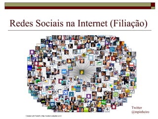 Redes Sociais na Internet (Filiação)




                               Twitter
                               @mpinheiro
 
