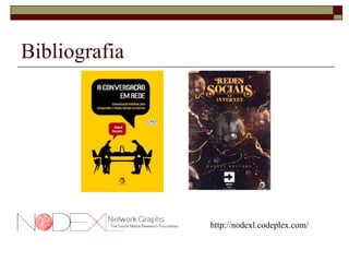 Bibliografia




               http://nodexl.codeplex.com/
 