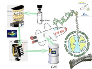 Amostra STS 108 Laboratórios Espaciais GAS 