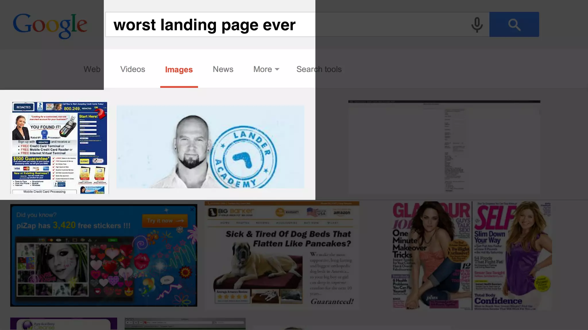 worst landing page ever!
 