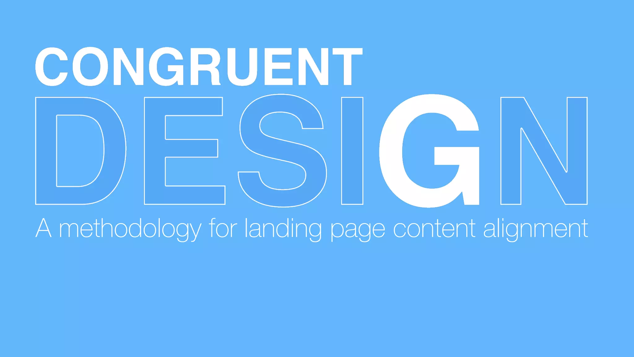 A methodology for landing page content alignment
 