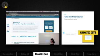 Mobile QA Usability Test Scroll Map Click Map Lead Data
3
N
H
E
I
Session Rec.
ANIMATED DOTS
 