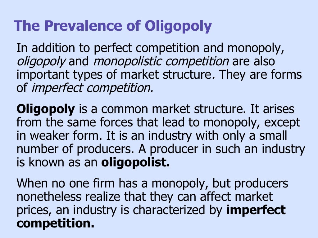 This Is Not An Oligopoly: Learn The Defining Feature - 7j4roan