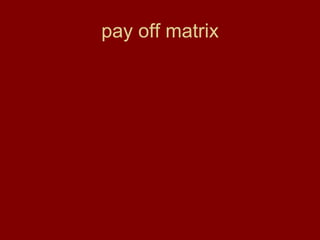 pay off matrix

 