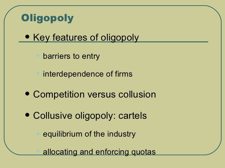 Oligopoly Lesson 6a