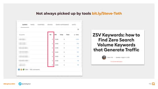 113
#BrightonSEO @olidigital
Not always picked up by tools bit.ly/Steve-Toth
 