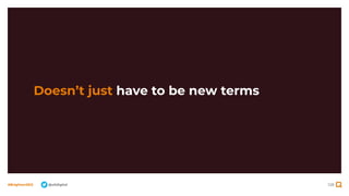 128
#BrightonSEO @olidigital
Doesn’t just have to be new terms
 
