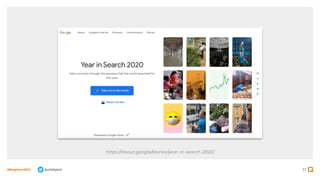 37
#BrightonSEO @olidigital
https://about.google/stories/year-in-search-2020/
 