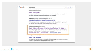 82
#BrightonSEO @olidigital
 