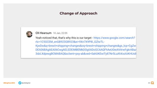 85
#BrightonSEO @olidigital
Change of Approach
 