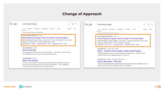 88
#BrightonSEO @olidigital
Change of Approach
 