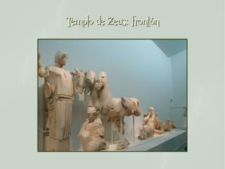 Templo de Zeus: frontón
 