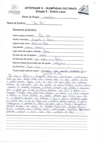 Férias nas BME 2008 - Olimpíadas Culturais