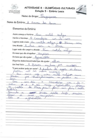 Férias nas BME 2008 - Olimpíadas Culturais